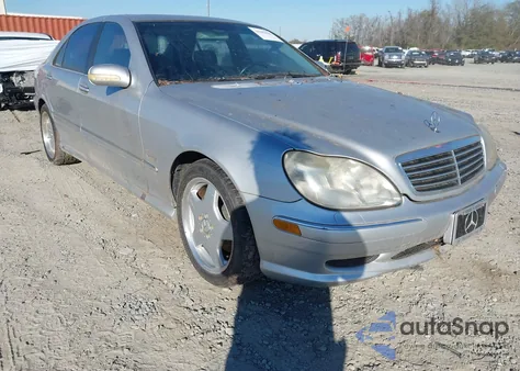 2002 Mercedes-Benz S 55 Amg из США, поврежденный, VIN WDBNG73J62A263703